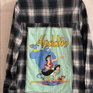 Disney flannel Aladdin !!